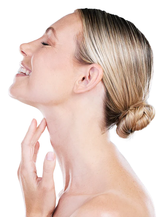woman-side-view Side profile of woman highlighting natural beauty post-procedure