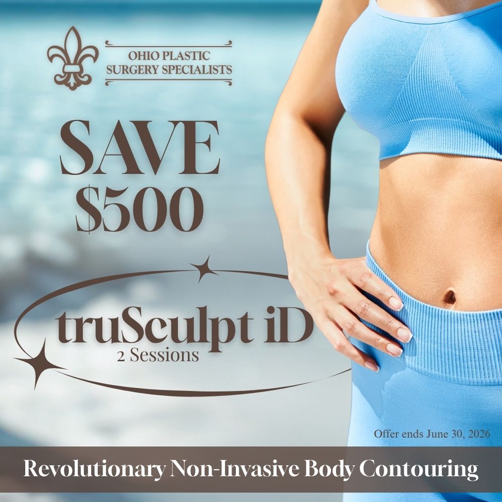 Save $500 on truSculpt iD 2 Sessions – Revolutionary Non-Invasive Body Contouring at Ohio Plastic Surgery Specialists, offer ends June 30, 2026